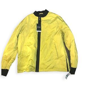 DKNY Men's Derek Flight Satin Bomber Jacket